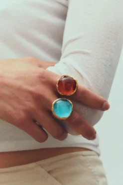 SIMUERO Rings>Atolón Orange