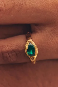 SIMUERO Pinky Rings|Rings>Faro Green