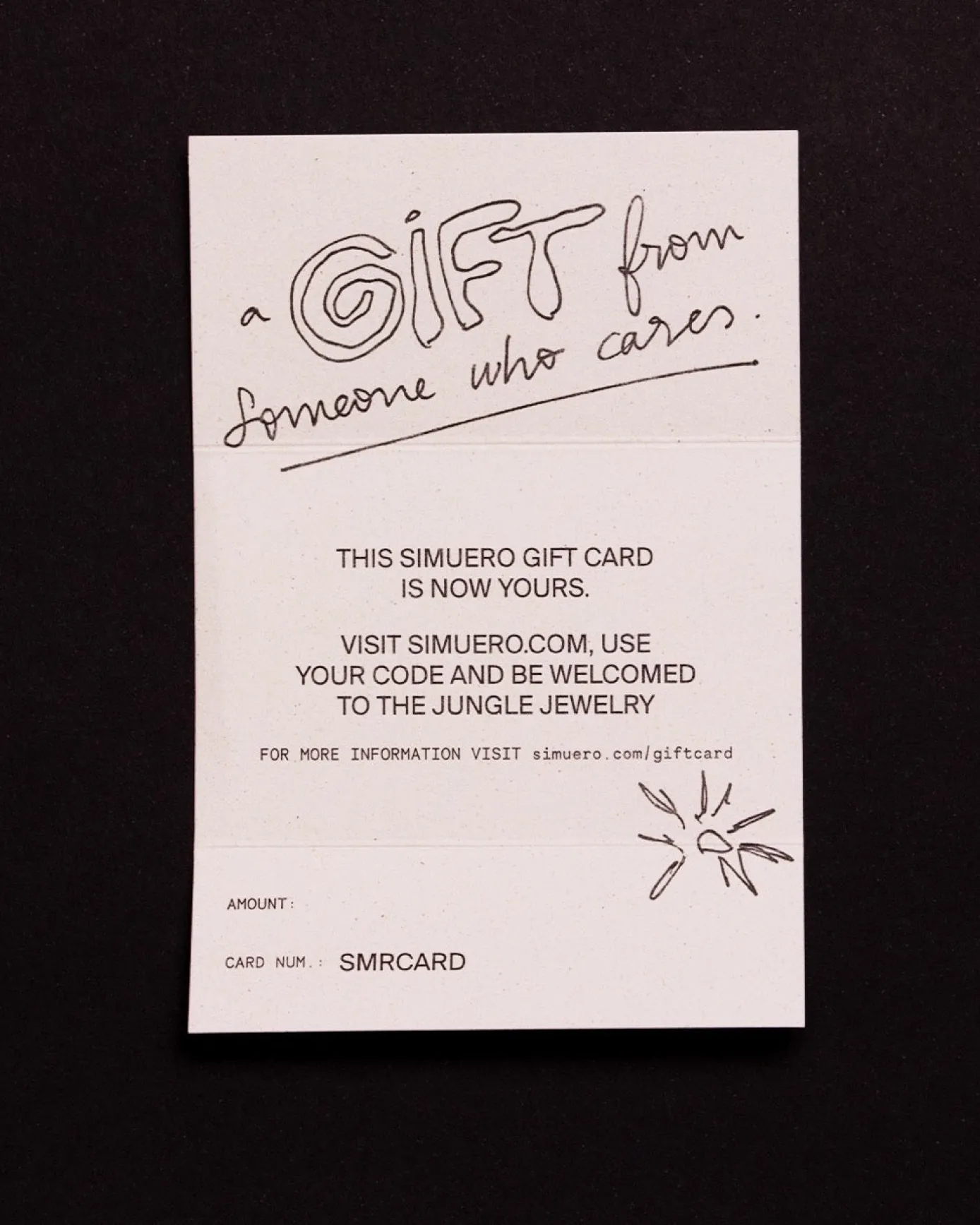 SIMUERO Gift Cards>Gift Card