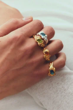 SIMUERO Pinky Rings|Rings>Ola Green